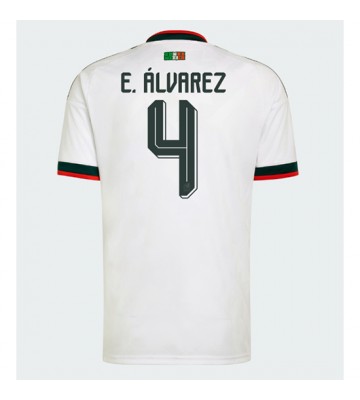 Mexiko Edson Alvarez #4 Bortatröja VM 2026 Kortärmad